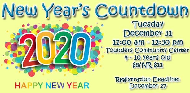 New Years Countdown 2019 - Frankfort Park District